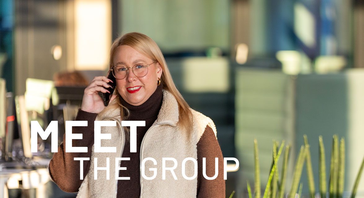 Nina Angermann im Portrait in der Brüning Group